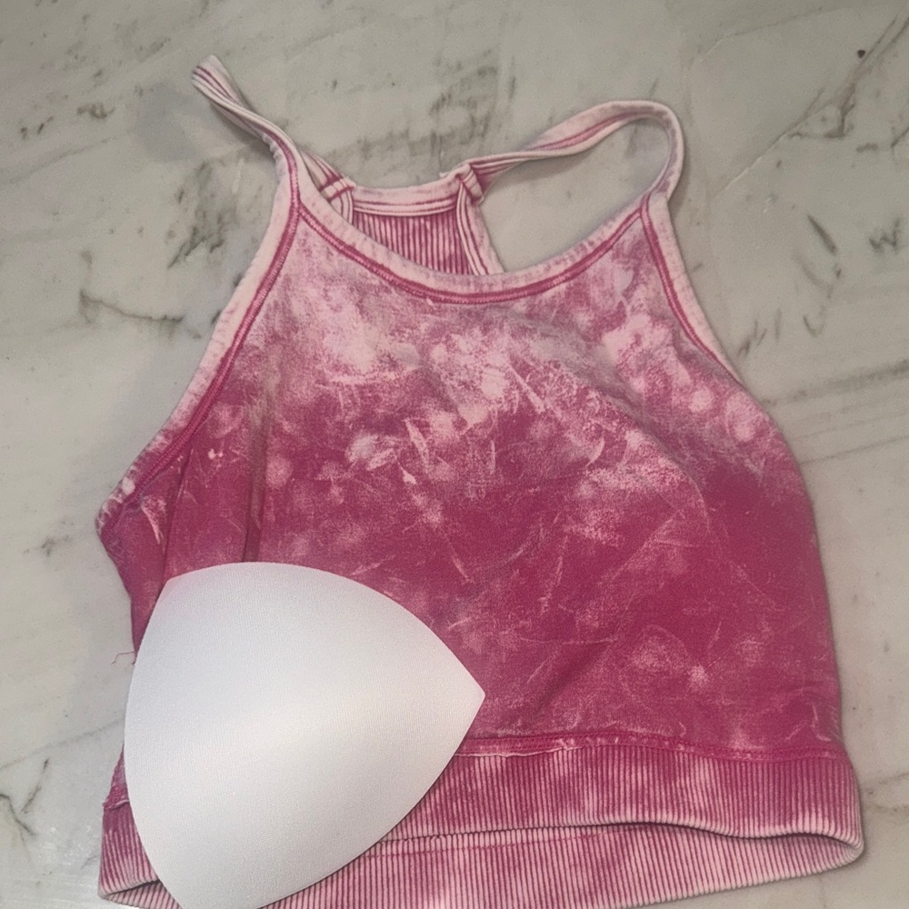 Zenana Outfitters Ribbed Crop Tops in Pink, Brown, and Green size S/M set of 3 - Picture 9 of 15